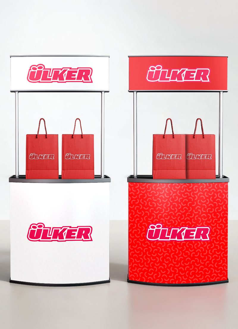 Ülker branded promotional stands